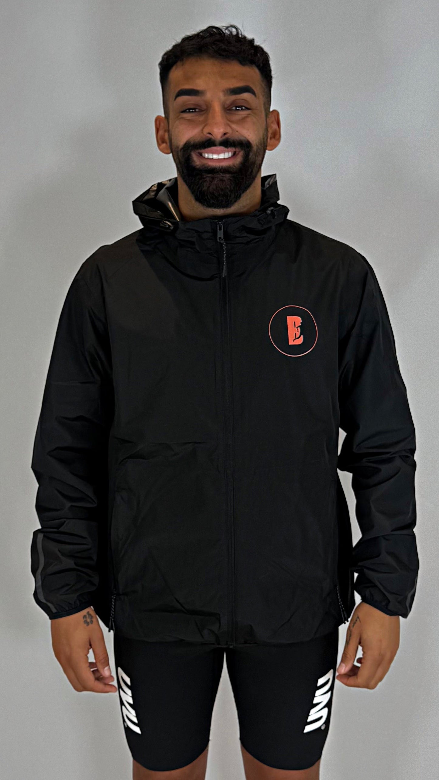 Unisex Black Running Jacket