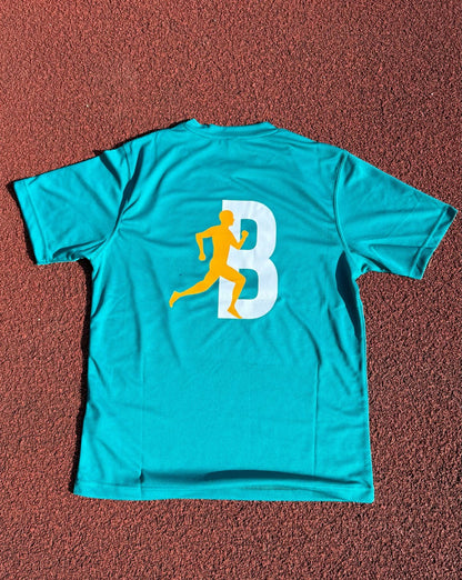 BTR Women's Teal Running T-Shirt