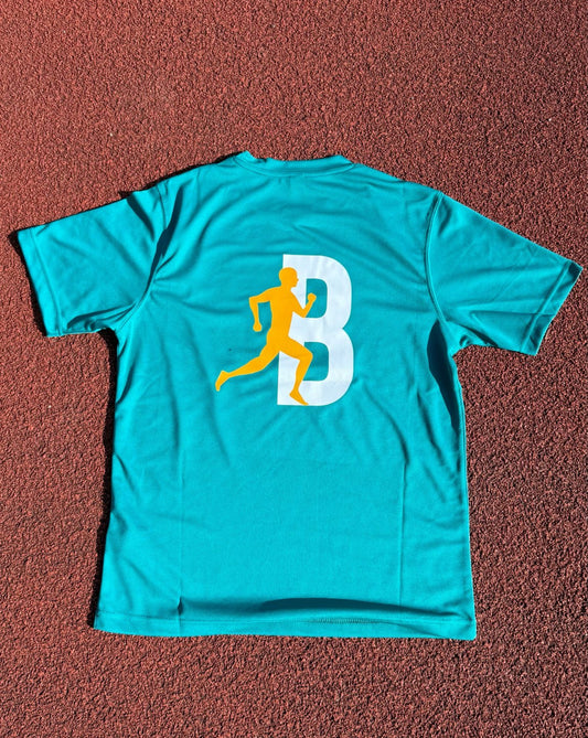 BTR Women's Teal Running T-Shirt