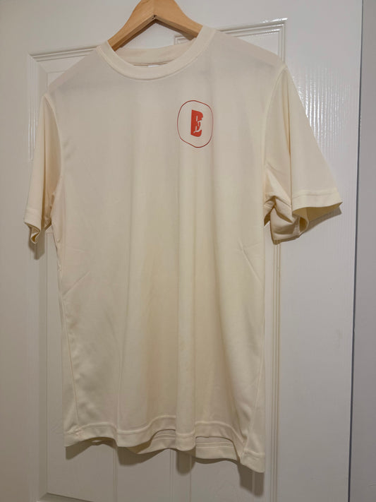 Cream running t-shirt