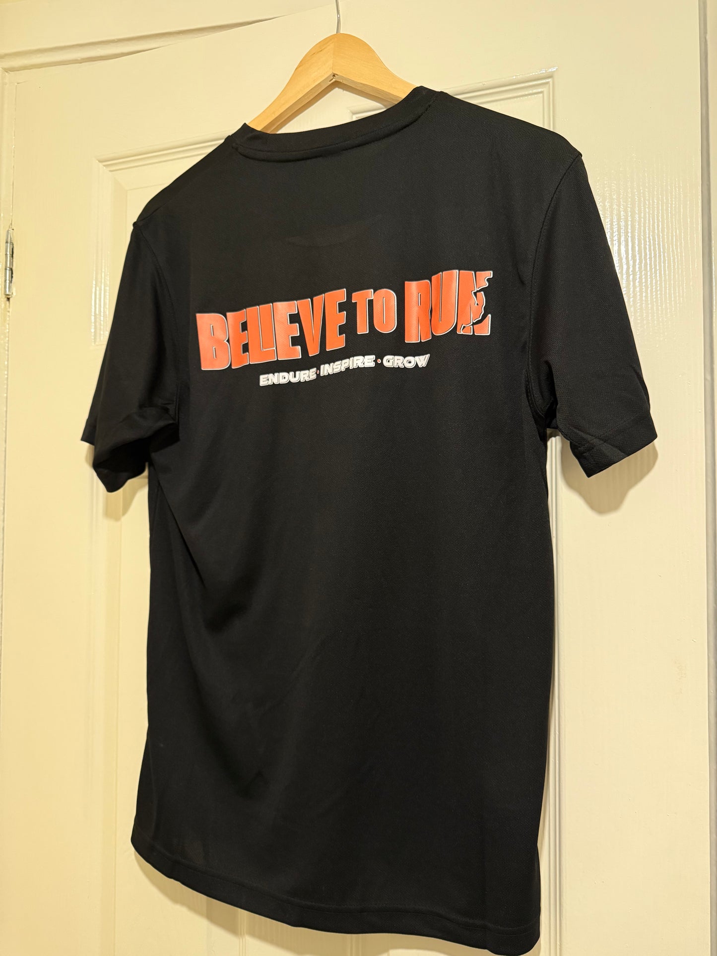 Men's Black Running T-shirt