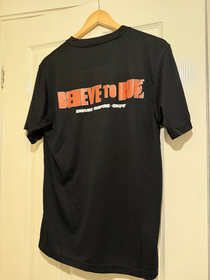 Men's Black Running T-shirt