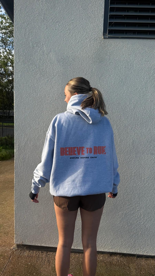 Grey oversized hoodie