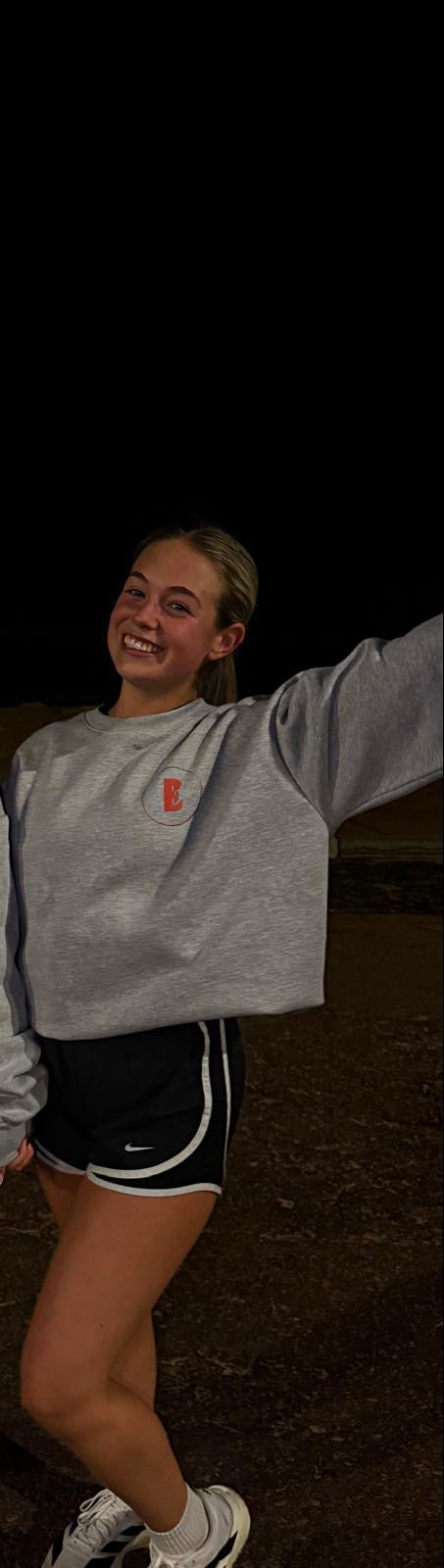 Grey oversized sweatshirt